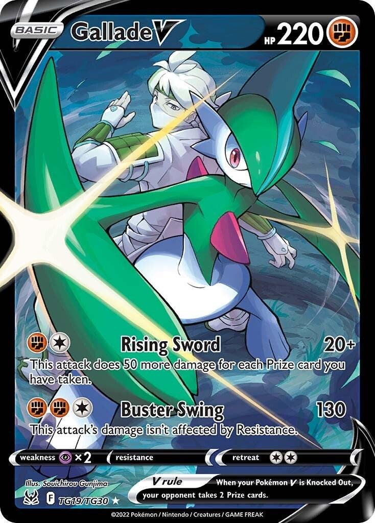 Lost Origin Gallade V Pokémon card